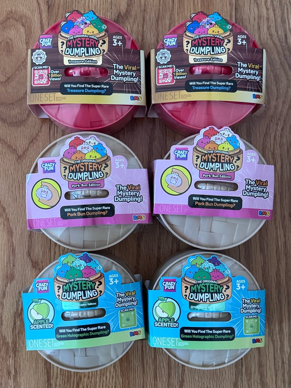 RMS TikTok Viral Mystery Dumpling Bundle - 6 sealed and unopened!!!